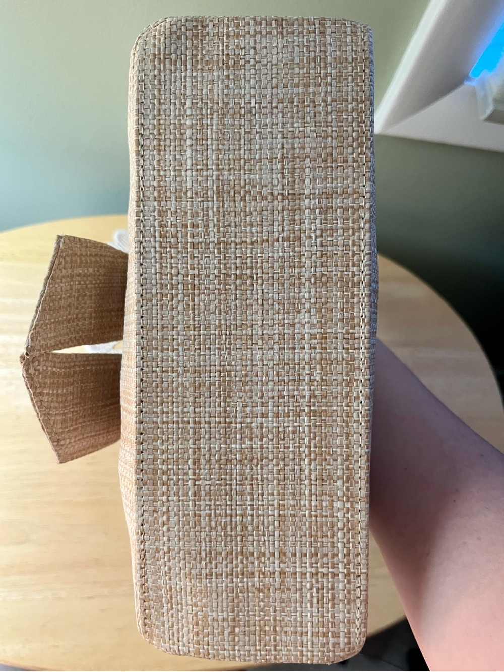 Tommy Bahama Natural Straw Tote with Decorative Bow - Picture 3 of 5